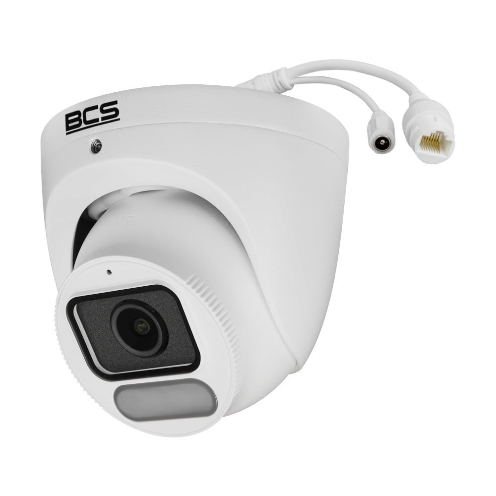 BCS BCS-P-EIP26FCL3-Ai1 Caméra IP dôme 6MP avec technologie NightColor et boîtier IP67