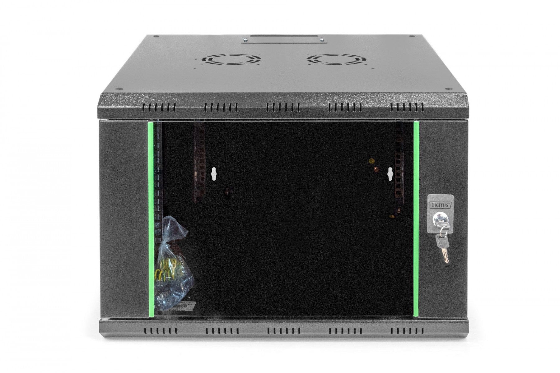 Digitus DN-19 07U-6/6-SW étagere 7U Rack monté sur le mur Noir