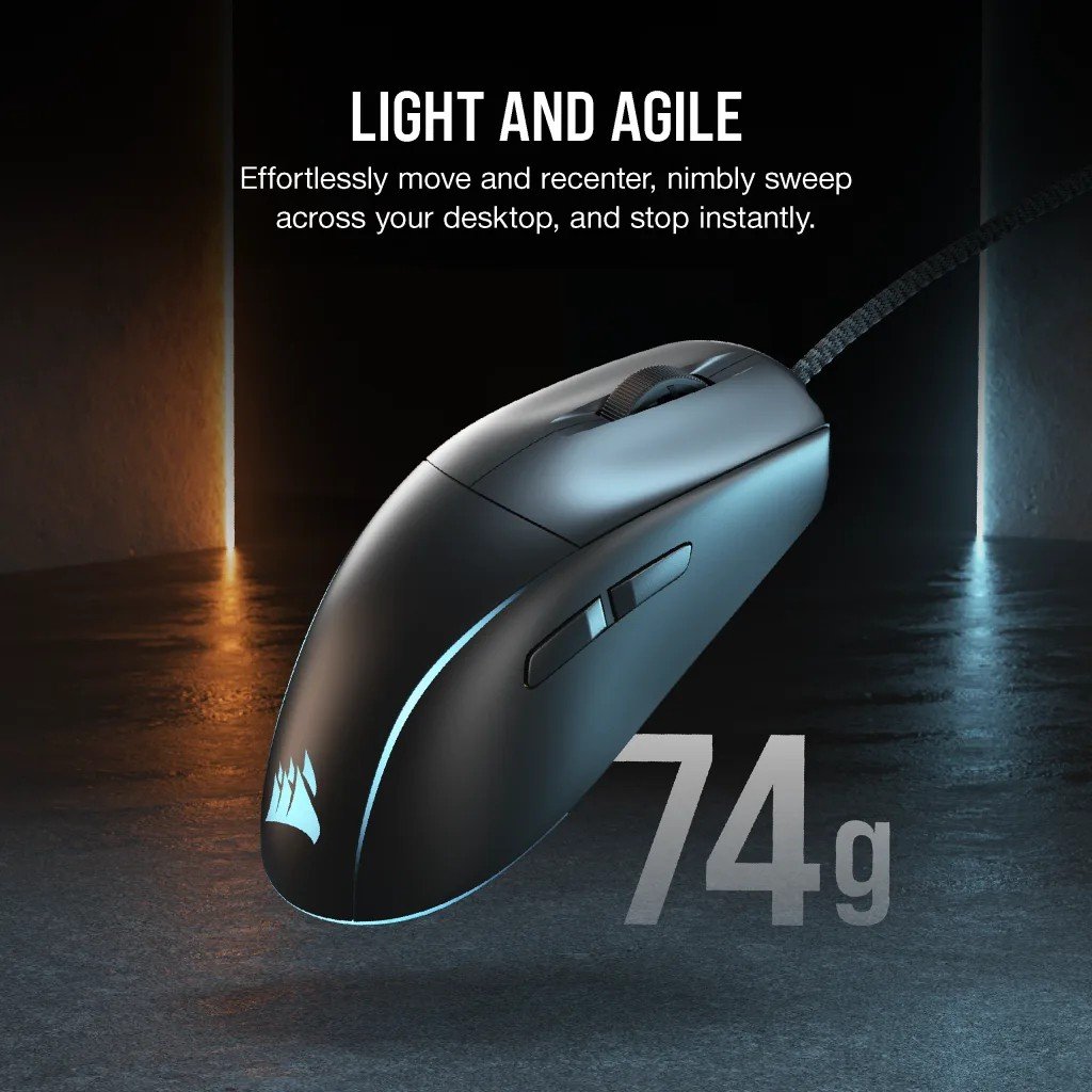 Souris RGB Corsair M75 légere Gaming USB Type-A optique 26000 DPI