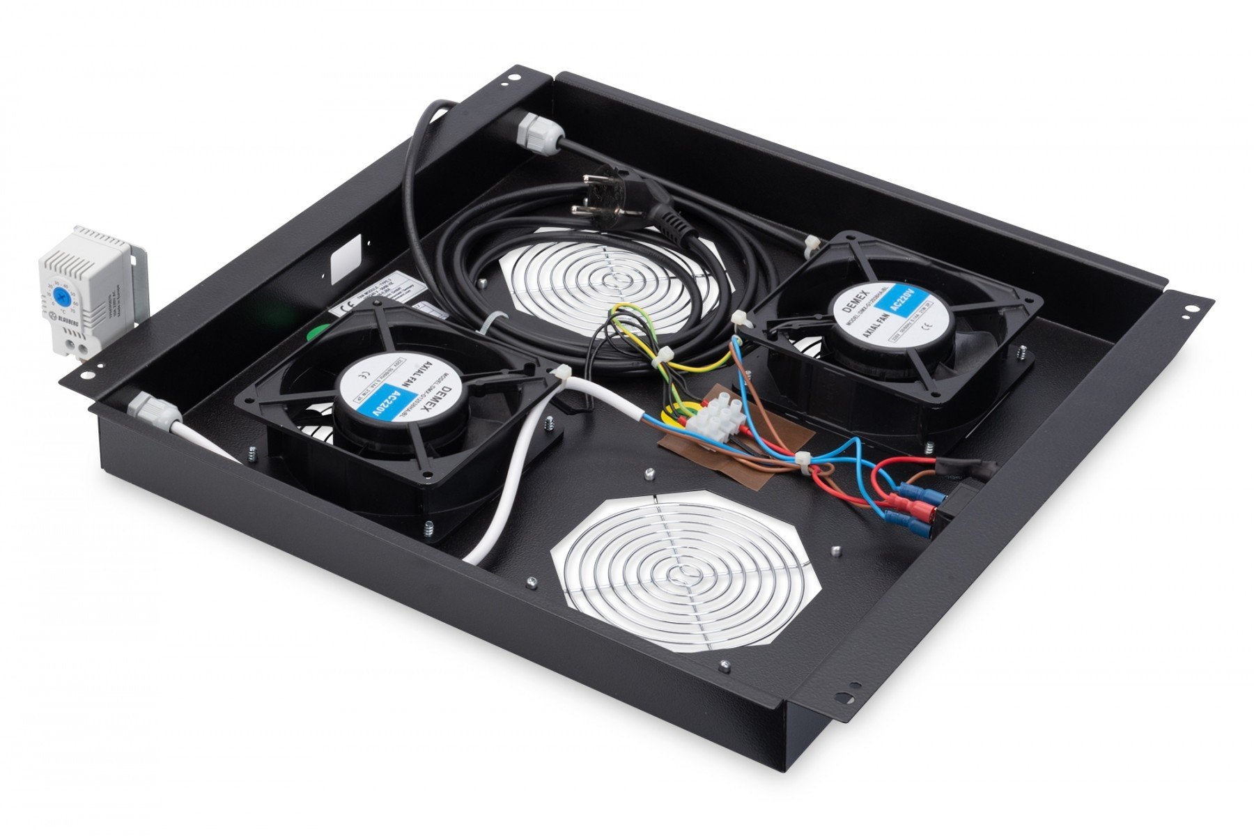 Digitus Unité de ventilation de toit pour armoires réseau de série Unique, armoires réseau et armoires serveur Dynamic Basic
