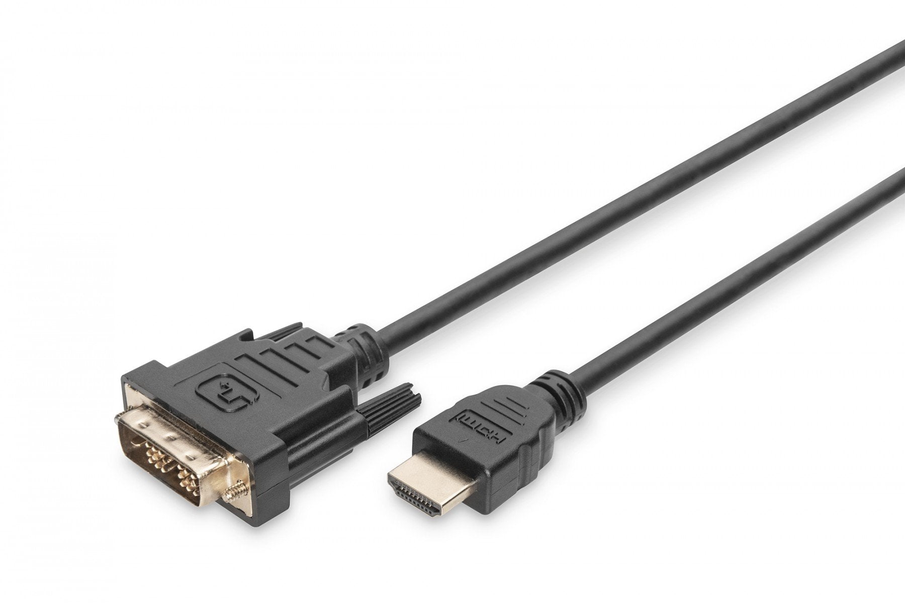 Digitus DB-330300-020-S câble vidéo et adaptateur 2 m HDMI Type A (Standard) DVI-D Noir