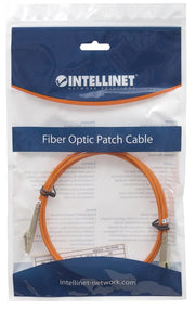 Intellinet 5.0m LC M/M câble de fibre optique 5 m OM2 Orange