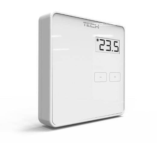 TECH-CONTROLEURS WG.11.0280 R-10b thermostat d'ambiance a deux positions dédié aux contrôleurs TECH L-10 câblés blancs