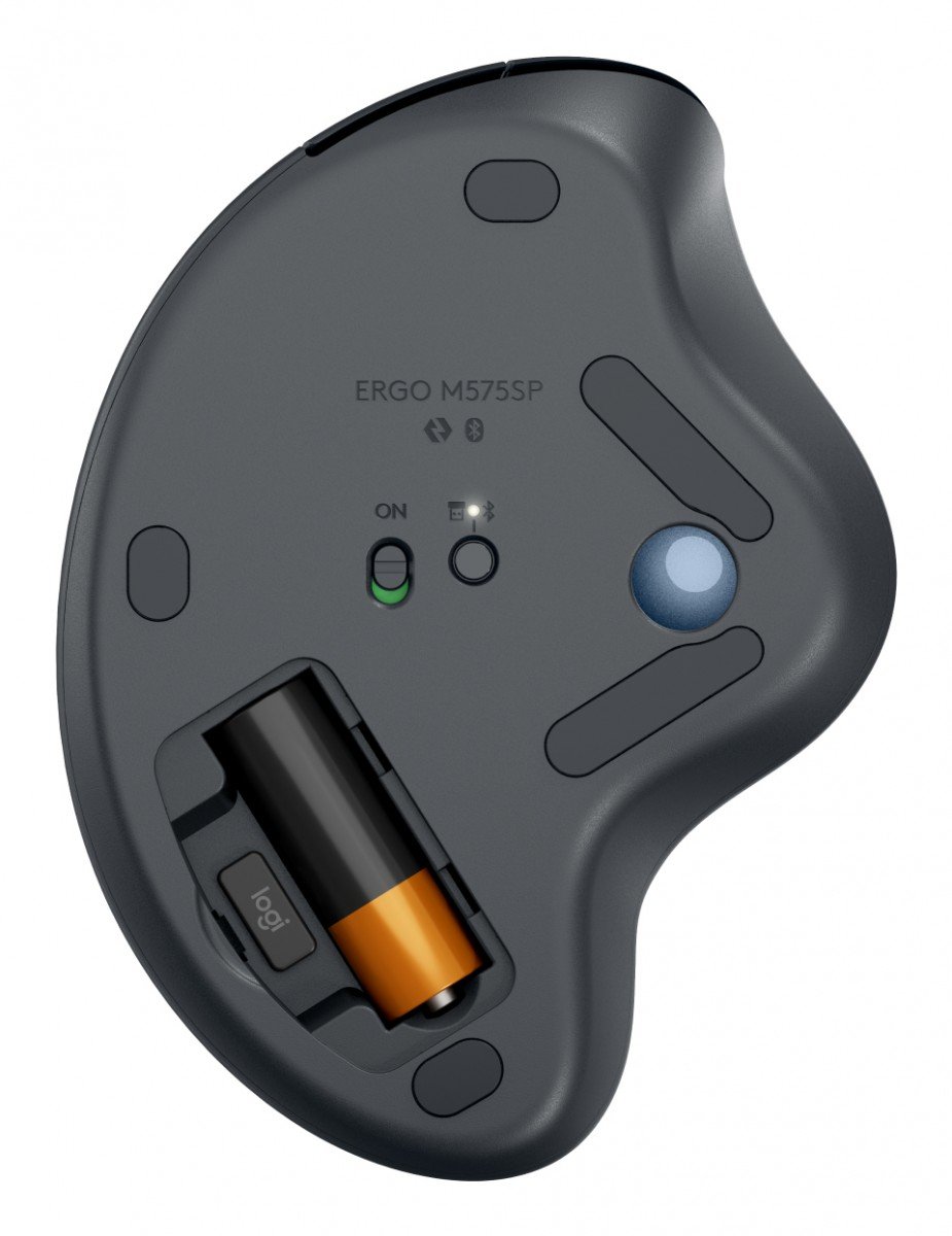 LOGITECH ERGO M575S Wireless Trackball - Graphite + Blue Ball