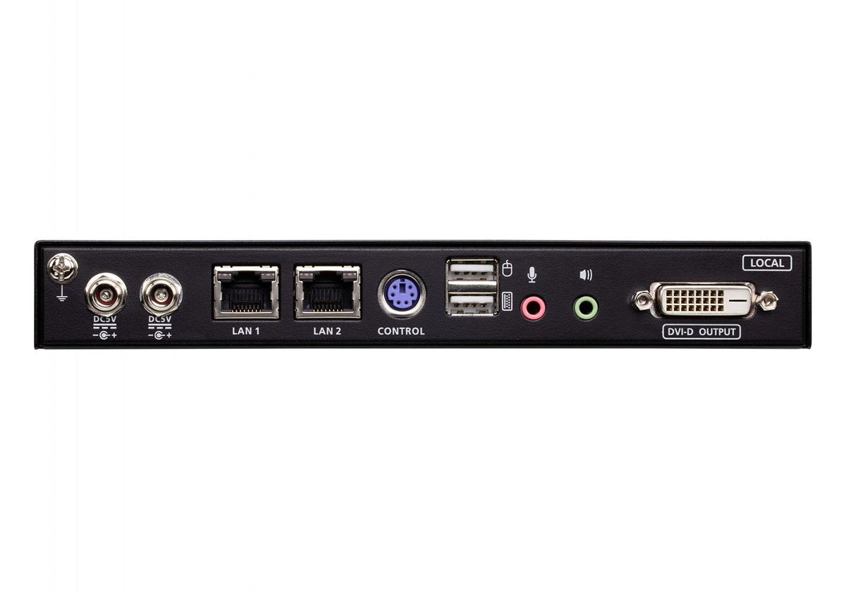 ATEN CN9600-AT-G commutateur écran, clavier et souris Noir