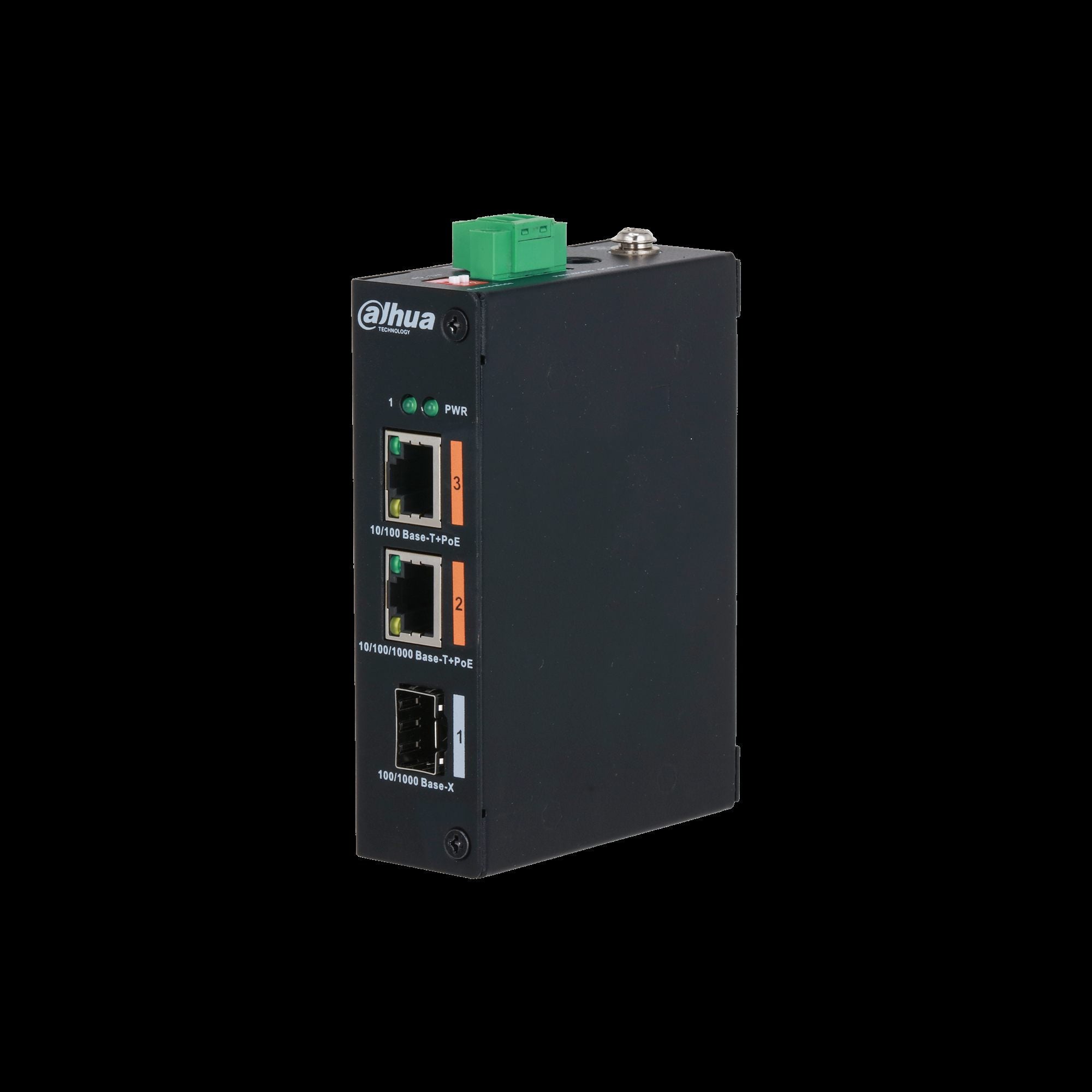 Dahua PFS3103-1GT1ET-60-V2 Switch de bureau robuste non géré a 3 ports avec 2 ports PoE