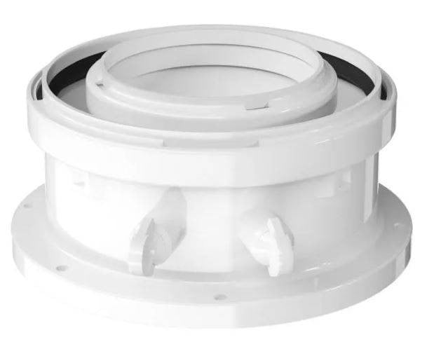 JUNKERS 7738112714 Adaptateur concentrique pour chaudiere air-gaz de combustion