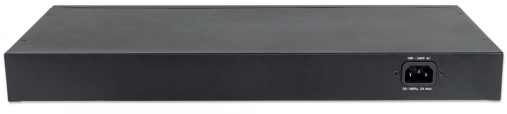 Intellinet 560993 commutateur réseau Non-géré L2 Gigabit Ethernet (10/100/1000) Connexion Ethernet, supportant l'alimentation via ce port (PoE) 1U Noir