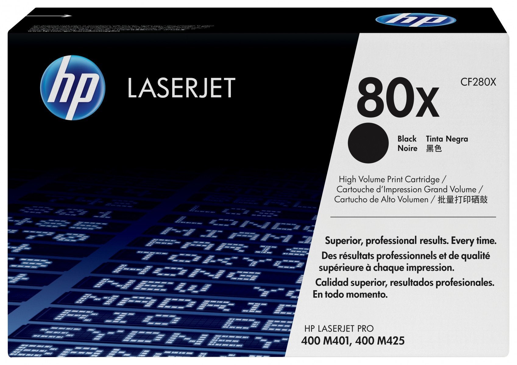 HP 80X original Toner cartridge CF280X black high capacity 6.900 pages 1-pack