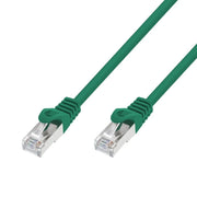 Extralink Catégorie 7 S/FTP 2m 20G Vert | Câble de raccordement LAN | Câble réseau en cuivre côtelé