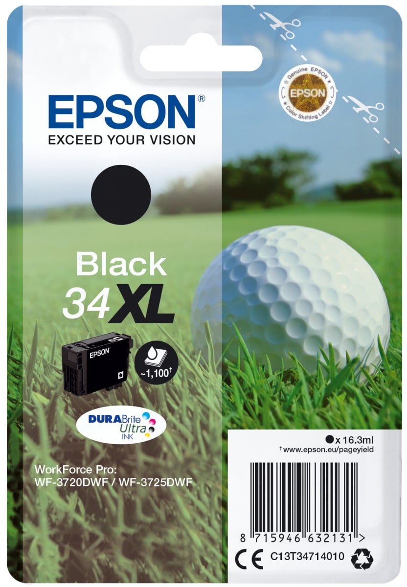 Ink/34XL Golf Ball 16.3ml BK