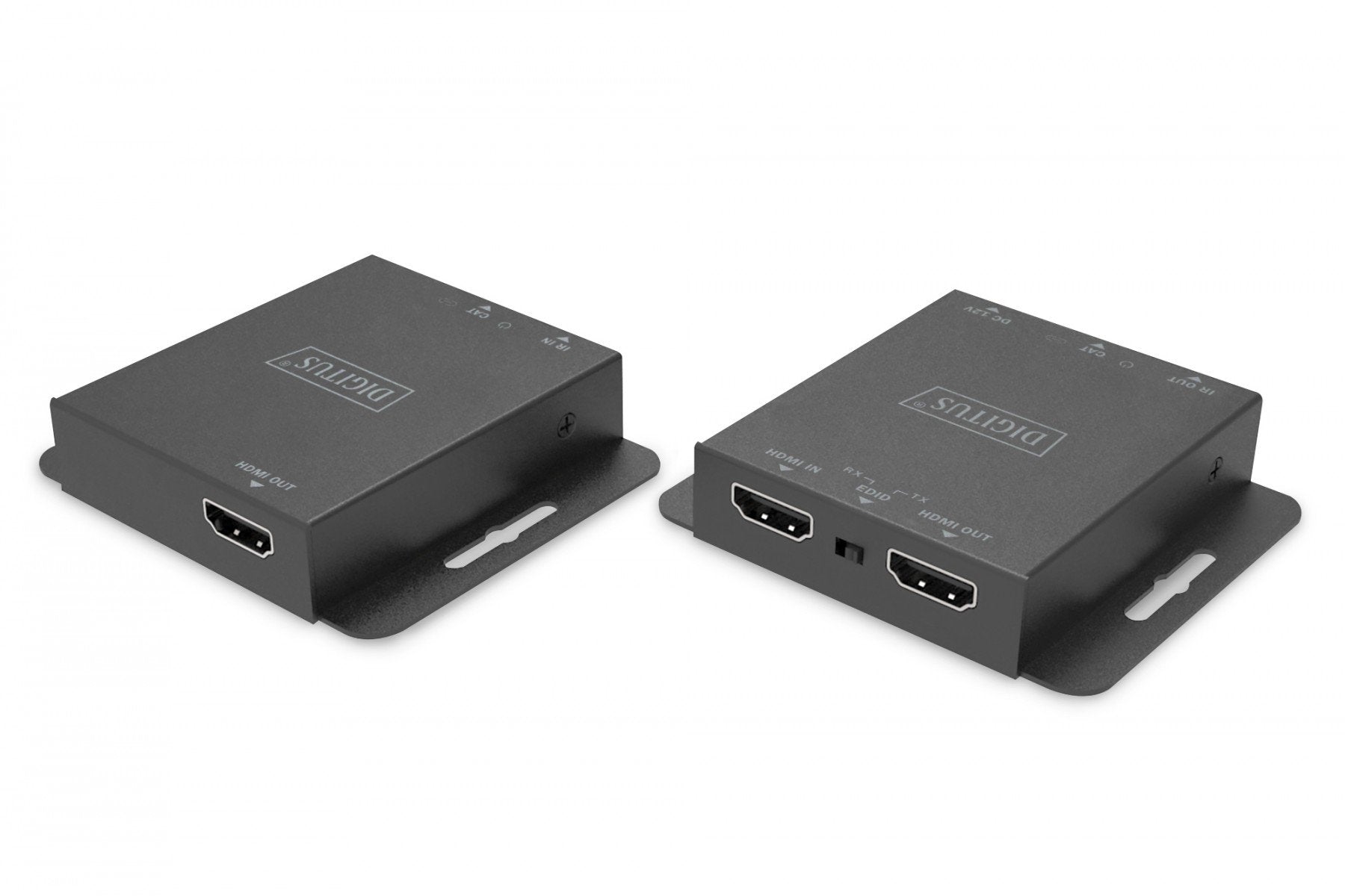 Digitus DS-55519 extension audio/video Émetteur et récepteur AV Noir