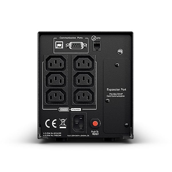 CyberPower PR750ELCD alimentation d'énergie non interruptible 0,75 kVA 675 W 6 sortie(s) CA