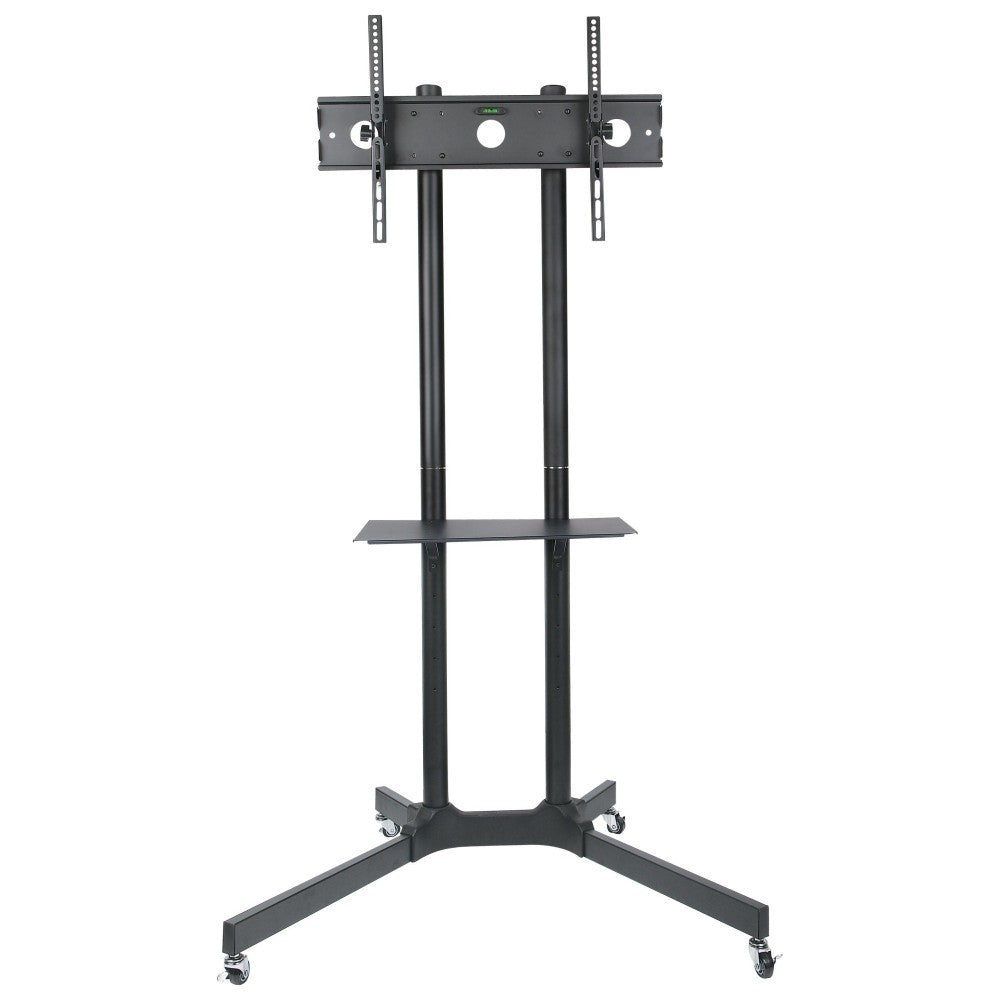 "Techly ICA-TR6 Support TV mobile 30-65"" jusqu'a 60kg étagere AV réglable"