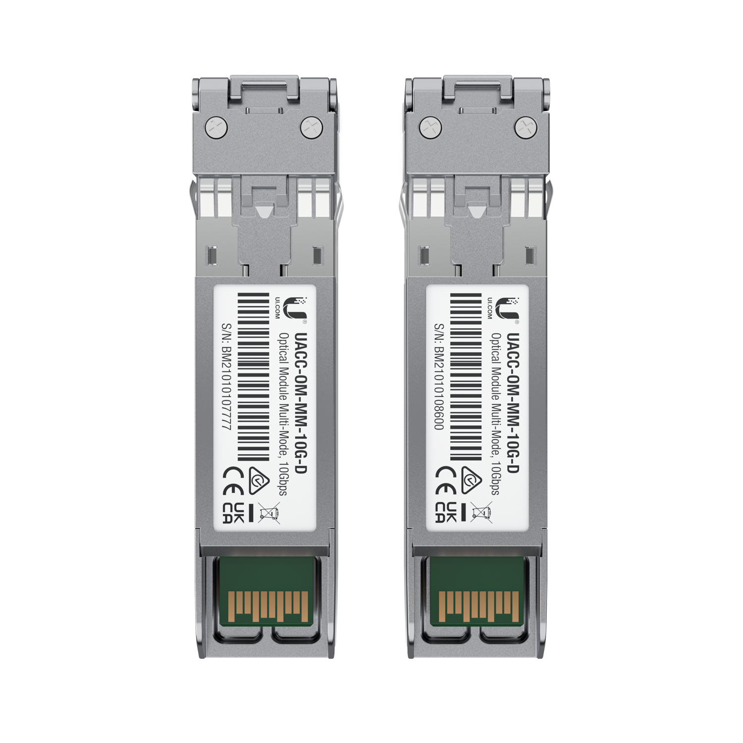 Ubiquiti Networks UACC-OM-MM-10G-D-2 module émetteur-récepteur de réseau Fibre optique 10000 Mbit/s 850 nm
