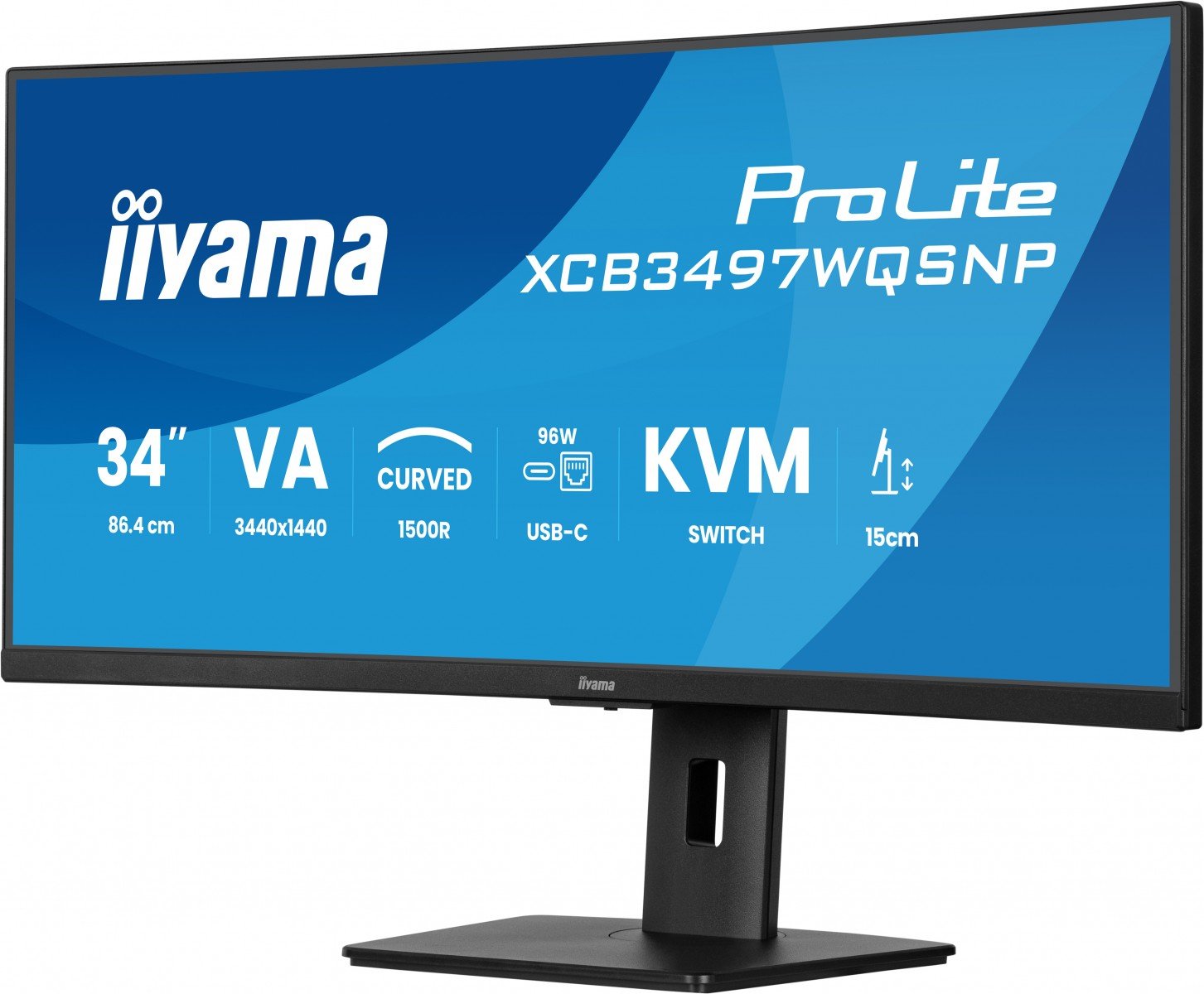XCB3497WQSNP-B1 34" UW Curved VA-3440x14