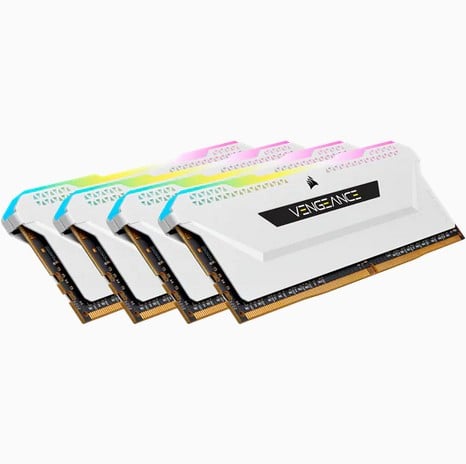 Module de mémoire Corsair Vengeance RGB Pro CMH64GX4M4E3200C16W 64 Go 4 x 16 Go DDR4
