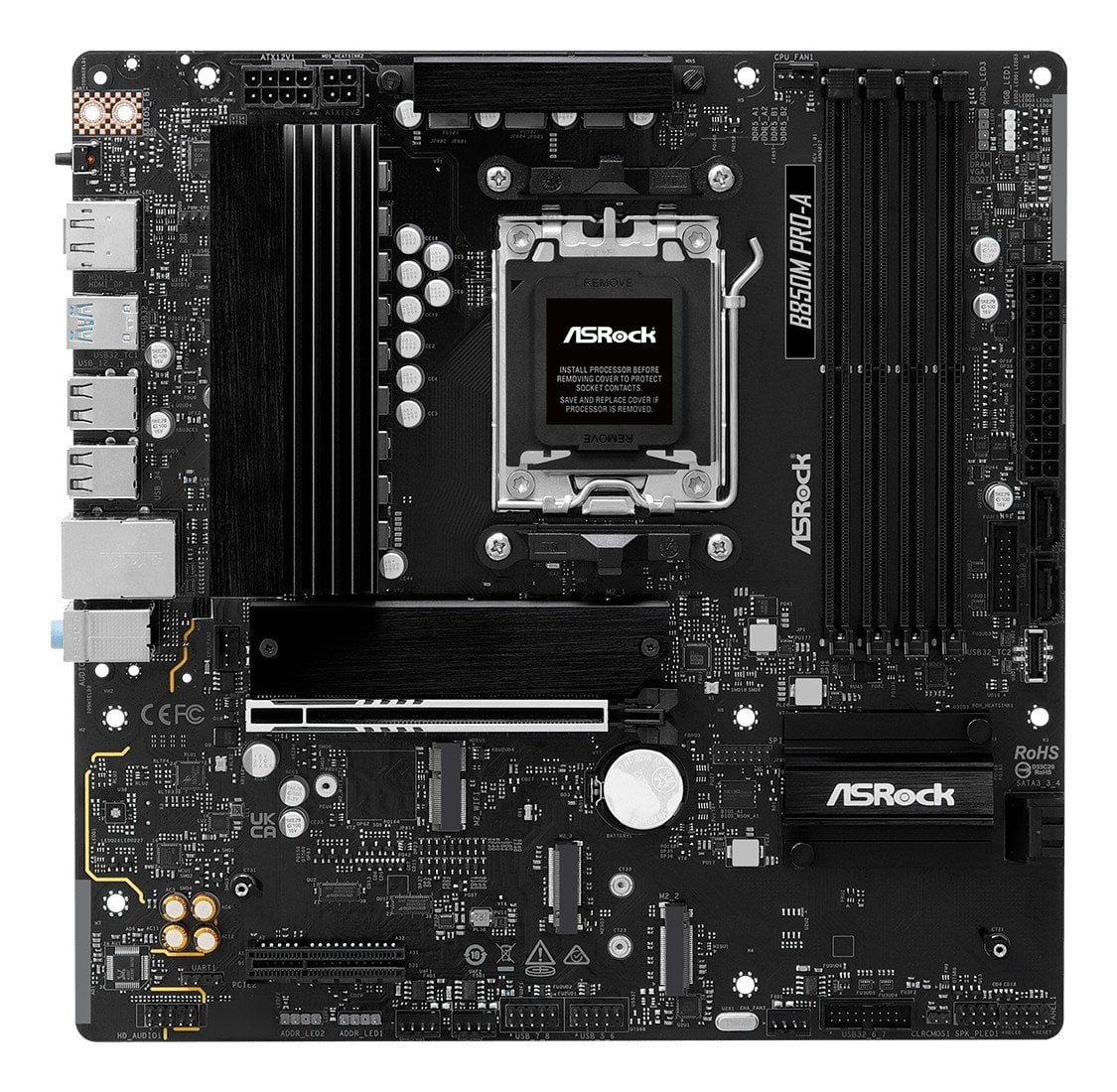 ASRock 90-MXBR80-A0UAYZ Carte mere B850M Pro-A avec DDR5 et socket AM5