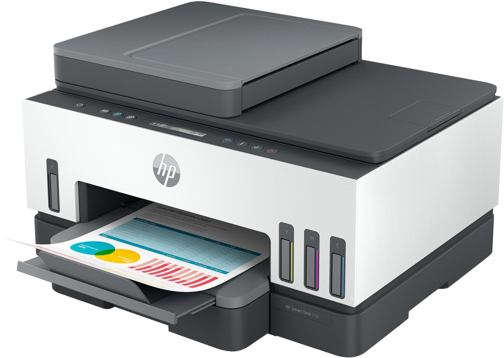 HP Smart Tank 7305 All-in-One MFP colour inkjet refillable A4 13ppm Copy 15ppm Print 250sheets USB LAN Wi-Fi Bluetooth