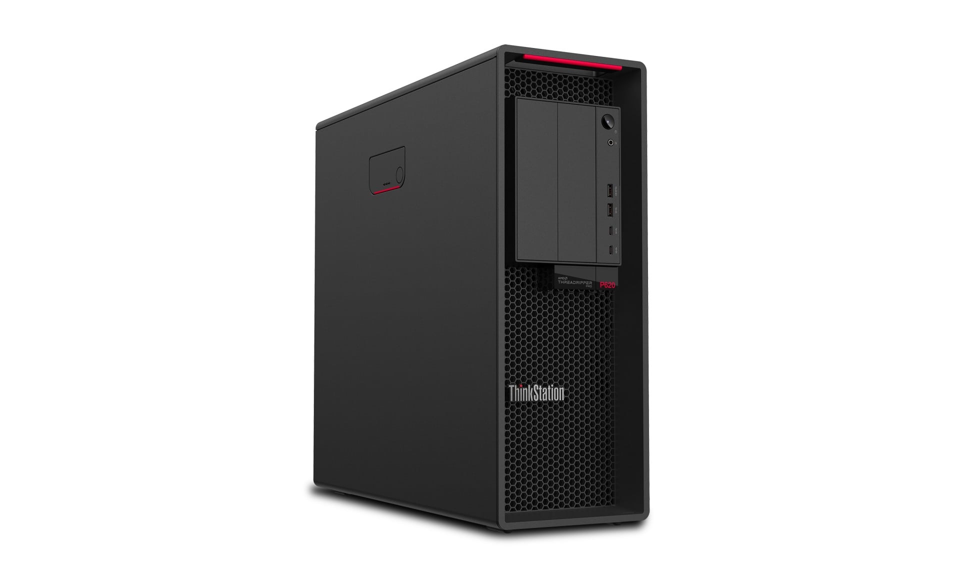 Lenovo ThinkStation P620 AMD Ryzen Threadripper PRO 5955WX 32 Go DDR4-SDRAM 512 Go SSD NVIDIA RTX 2000 Ada Windows 11 Pro Tower Station de travail Noir