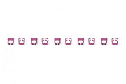 Digitus A-CC-MG Magenta Clips de Codage de Couleur pour Câbles de Raccordement 100 Pieces