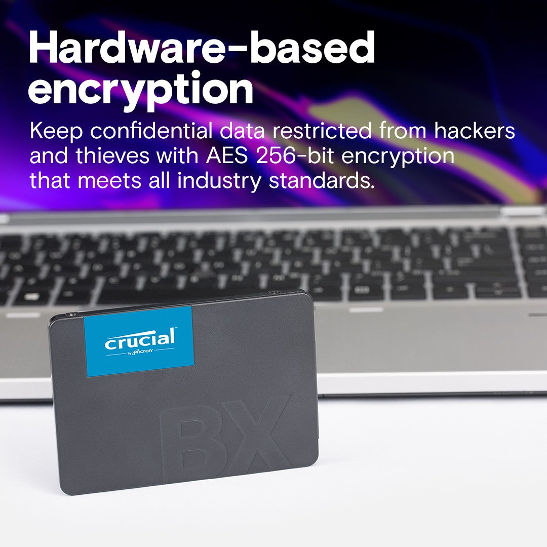 "Crucial BX500 4 To 2.5"" SATA 3D NAND"