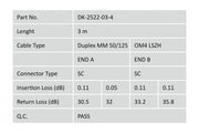 Digitus DK-2522-03-4 câble InfiniBand et a fibres optiques 3 m I-VH Multicolore