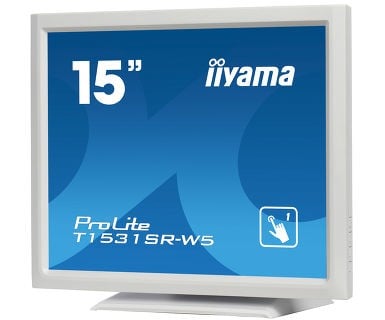 "iiyama ProLite T1531SR-W5 écran plat de PC 38,1 cm (15"") 1024 x 768 pixels LED Écran tactile Blanc"