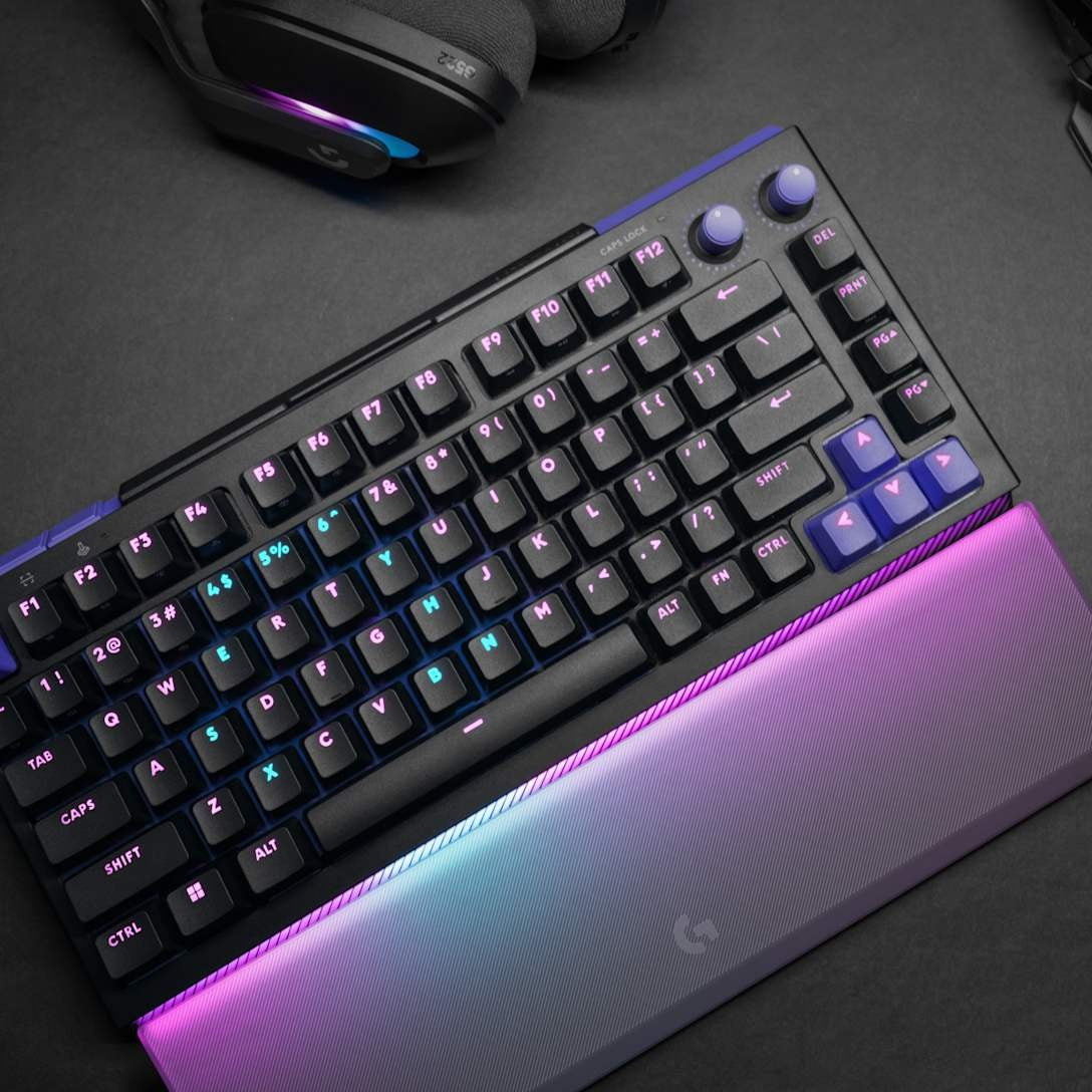 LOGITECH G512 X PALM REST 75 - TRANSPARENT