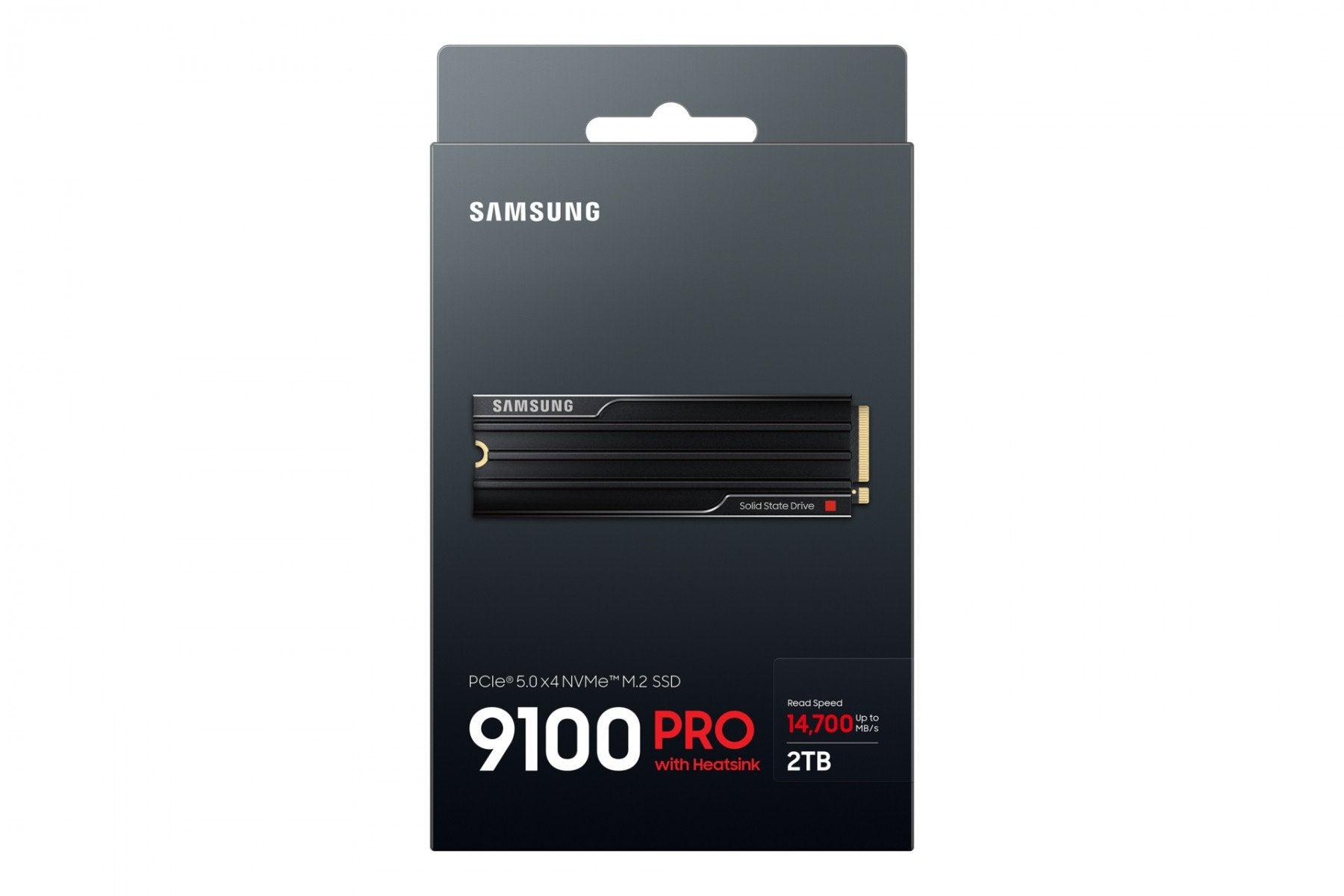9100PRO 2TB SSD M.2 NVMe PCIe 5 Heatsink