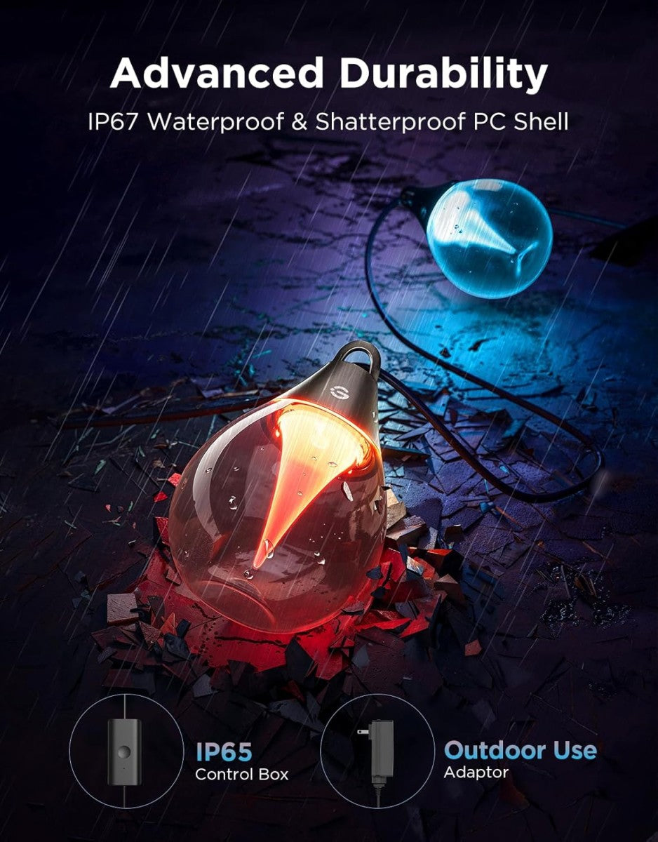 Govee H7025CB1 Guirlandes lumineuses extérieures RGBICW