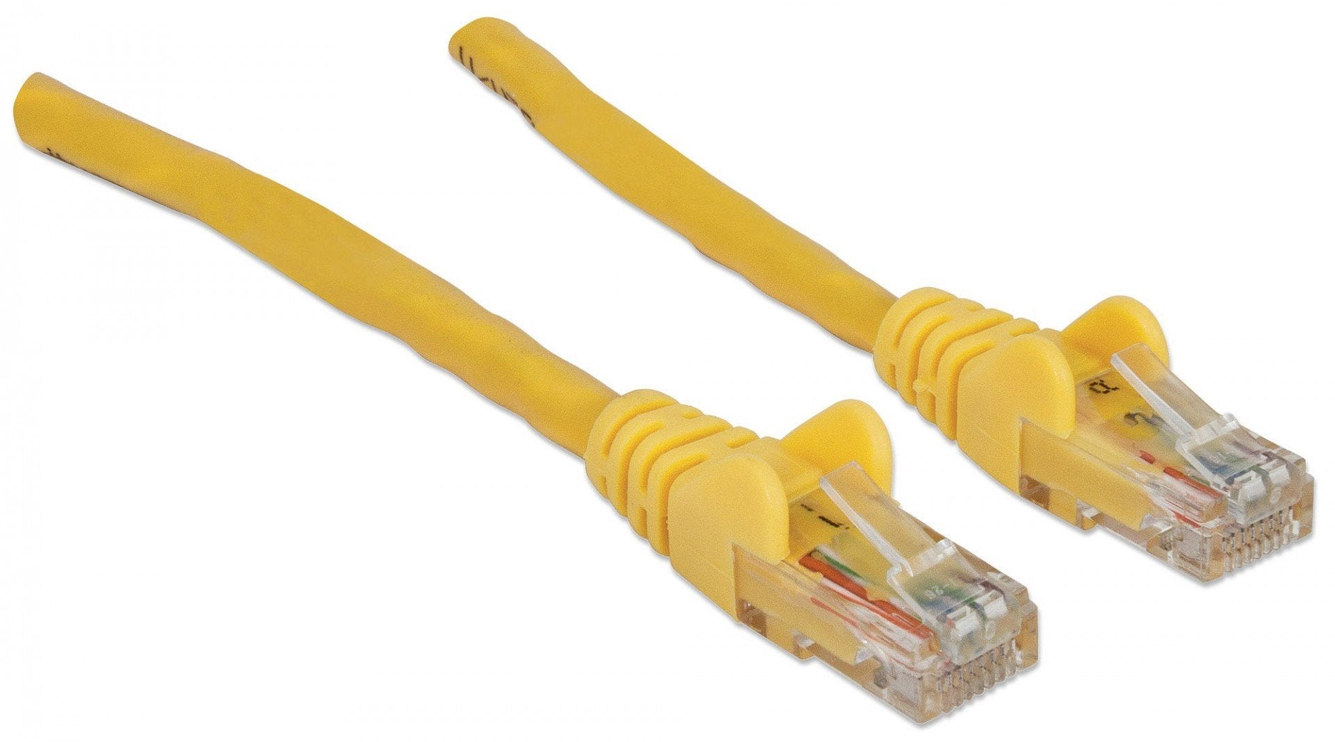 Intellinet Cat6 UTP, 1m câble de réseau Jaune U/UTP (UTP)