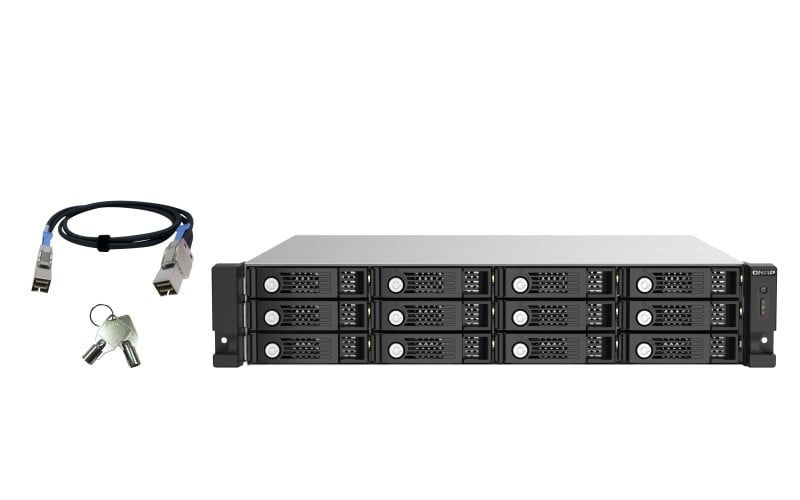 12-bay 2U SAS 12Gbps JBOD exp unit RPSU