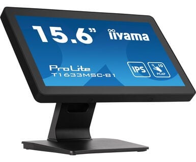 "iiyama ProLite T1633MSC-B1 écran plat de PC 39,6 cm (15.6"") 1920 x 1080 pixels Full HD LCD Écran tactile Noir"