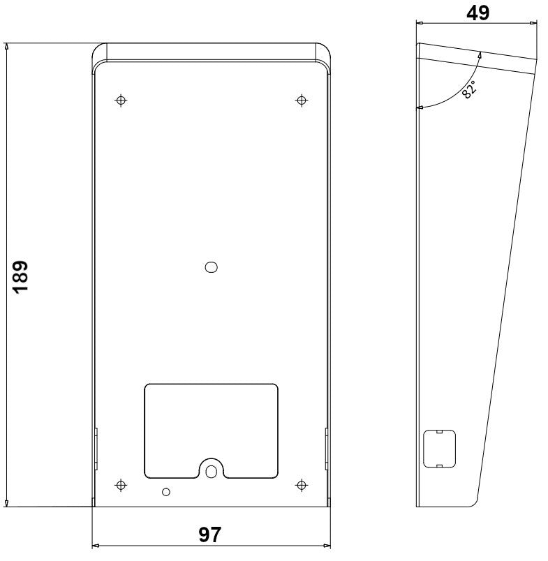 Hikvision DS-KABV8113-RS/Surface Auvent pour Station