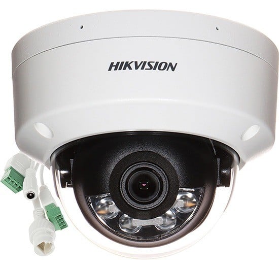 Hikvision DS-2CD2163G2-LIS2U(4mm) Caméra réseau dôme fixe 6 MP avec Acusense et éclairage hybride intelligent