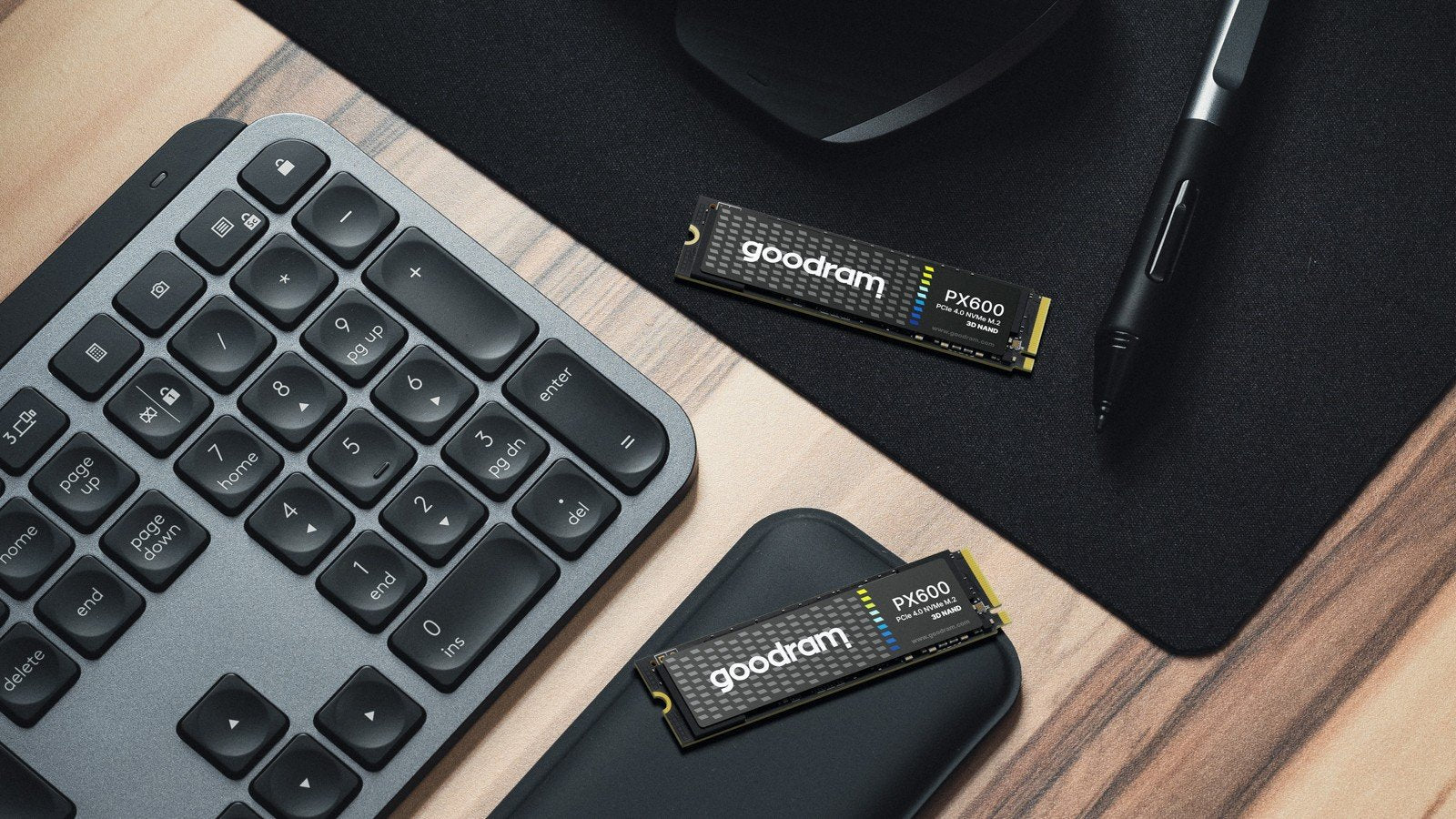 Goodram SSDPR-PX600-500-80 disque SSD interne 500 Go M.2 PCI Express 4.0 NVMe 3D NAND