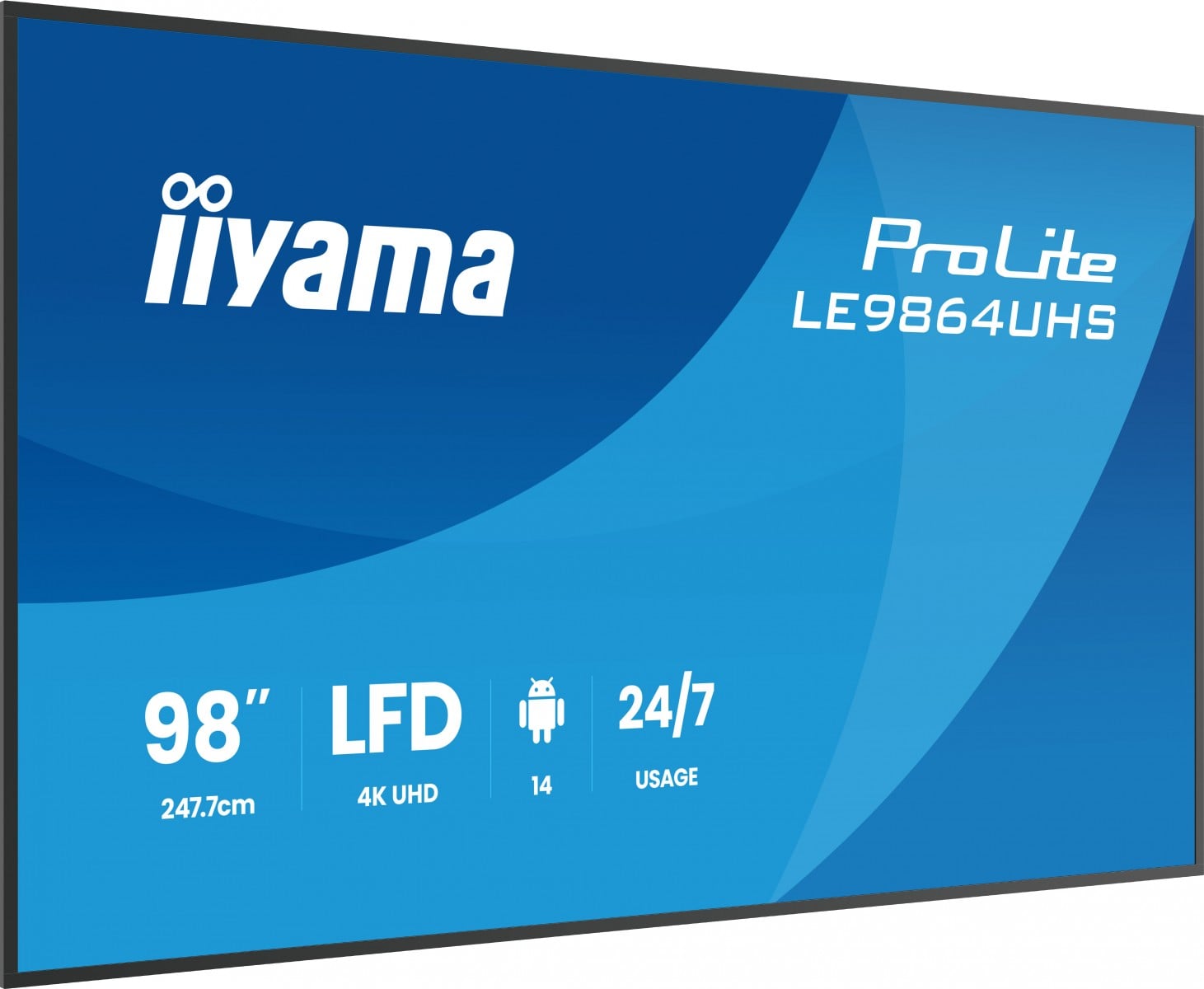 98" 3840x2160 UHD VA Haze 25% 500cd