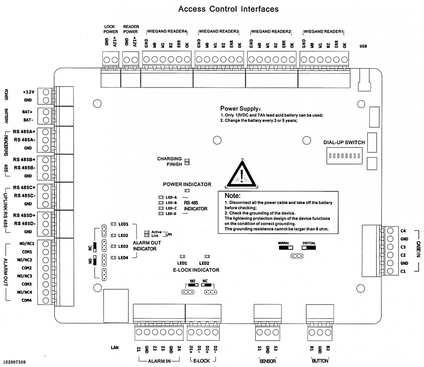 Hikvision DS-K2602T Contrôleur d'acces de la série Pro