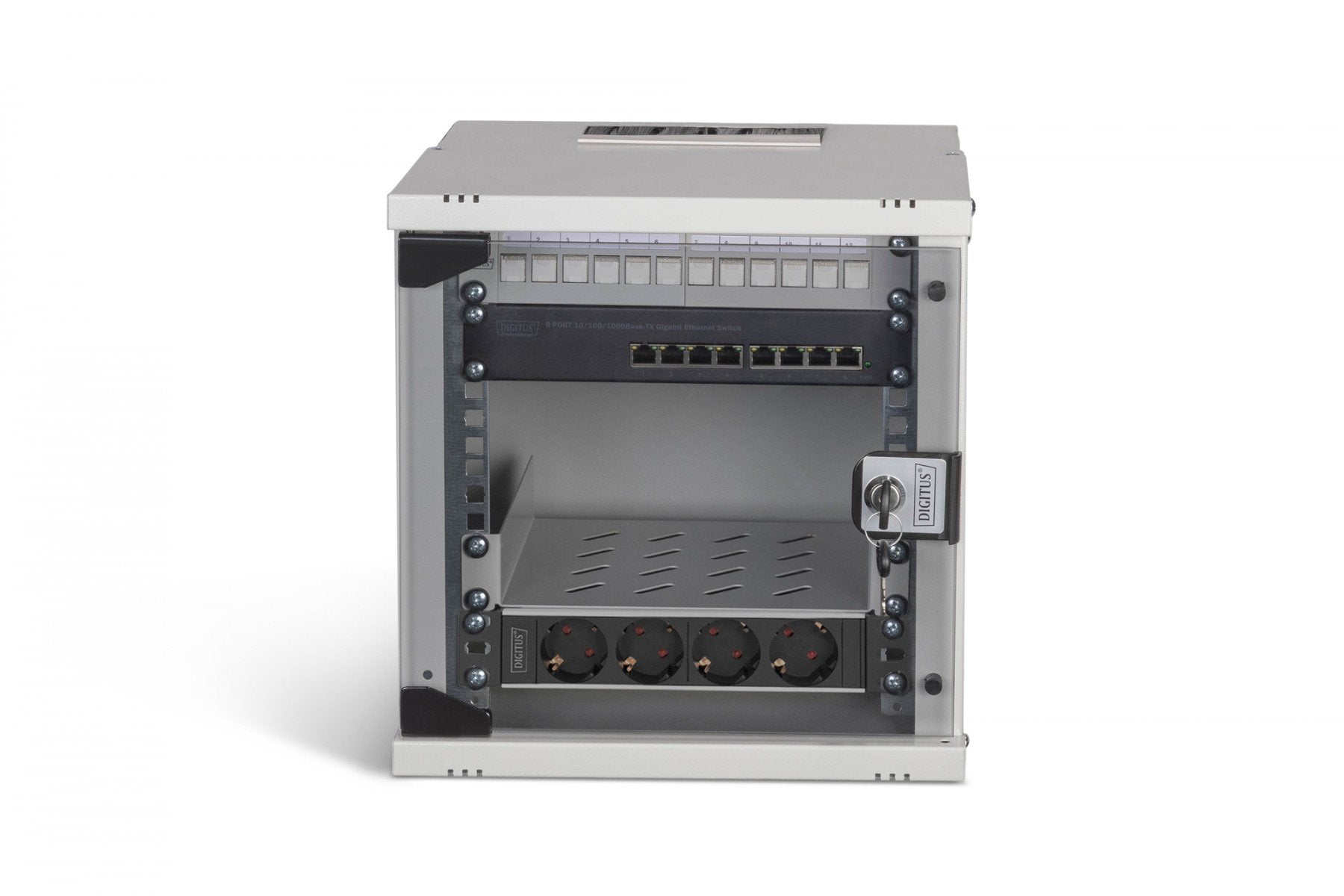 "Digitus DN-49100-SET Ensemble réseau SOHO Pro, 254 mm (10"") - 6U, 315 x 300 mm (l x p)"