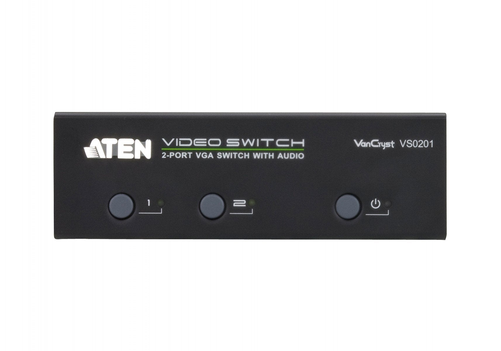 Commutateur 2 PORTS vga + audio+ RS232 aten VS0201 300MHz