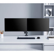 Manhattan 461597 Bras de montage de bureau 2x LCD a ressort a gaz