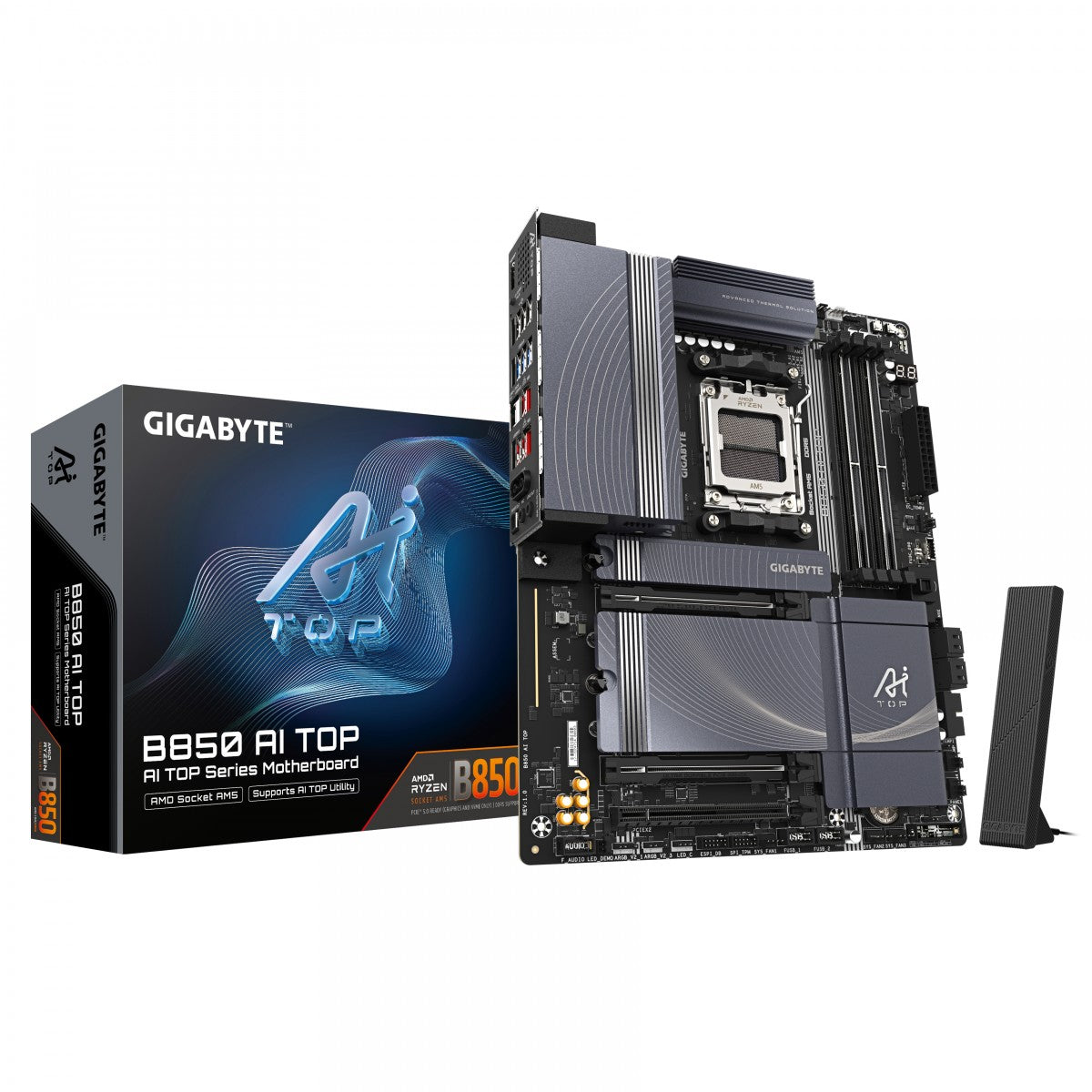 GIGABYTE B850 AI TOP carte mere AMD B850 Emplacement AM5 ATX
