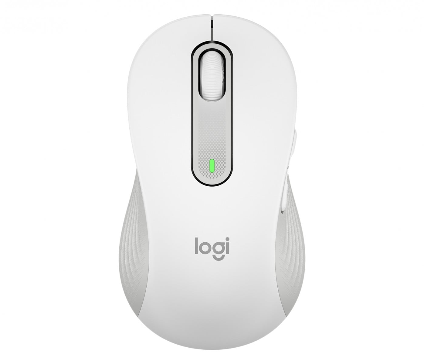 LOGITECH Signature M650 L LEFT Mouse large size left-handed optical 5 buttons wireless Bluetooth 2.4 GHz OFF-WHITE