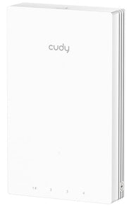 Cudy AX3000 Gigabit Wall-Plate Wi-Fi 6 Access 2976 Mbit/s Blanc Connexion Ethernet, supportant l'alimentation via ce port (PoE)