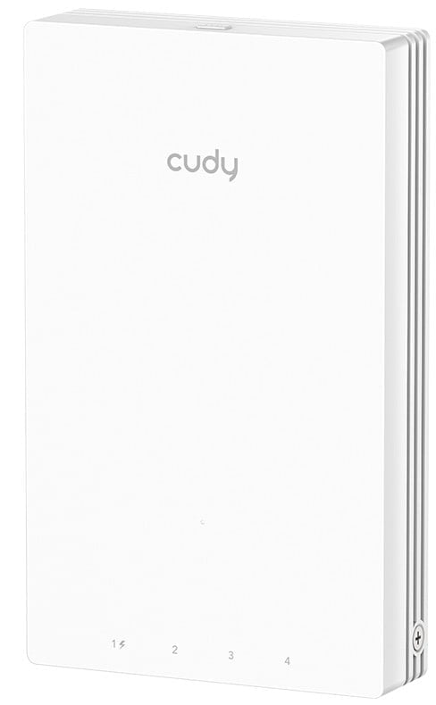 Cudy AX3000 Gigabit Wall-Plate Wi-Fi 6 Access 2976 Mbit/s Blanc Connexion Ethernet, supportant l'alimentation via ce port (PoE)