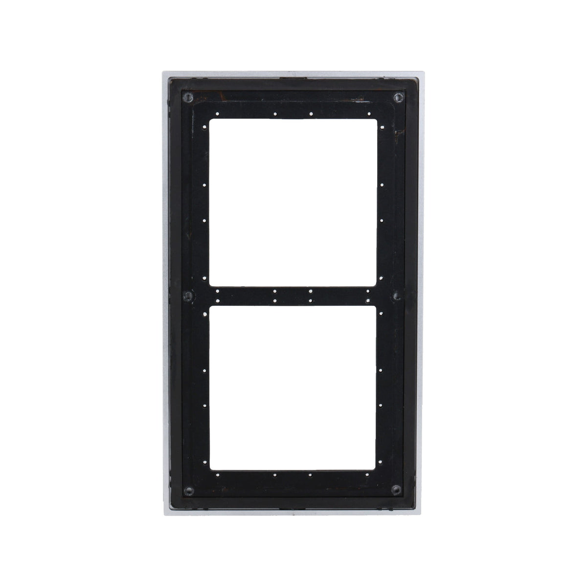 DAHUA- Cadre cache noir pour boitier 2 emplacements interpho