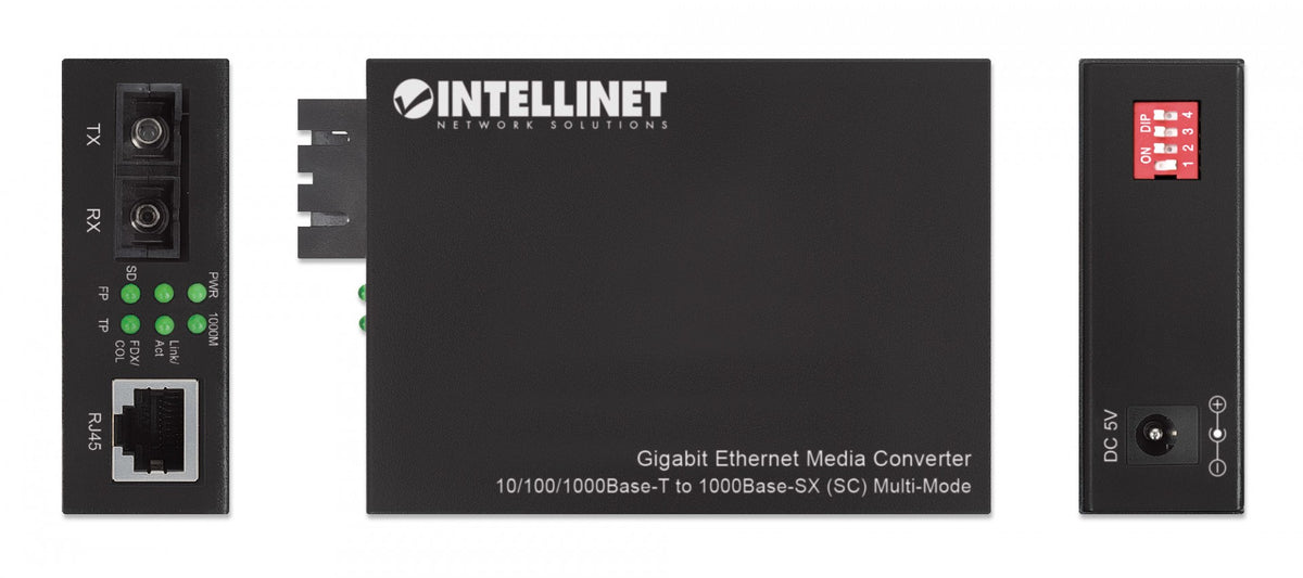 Intellinet 508544 convertisseur de support réseau 850 nm Multimode