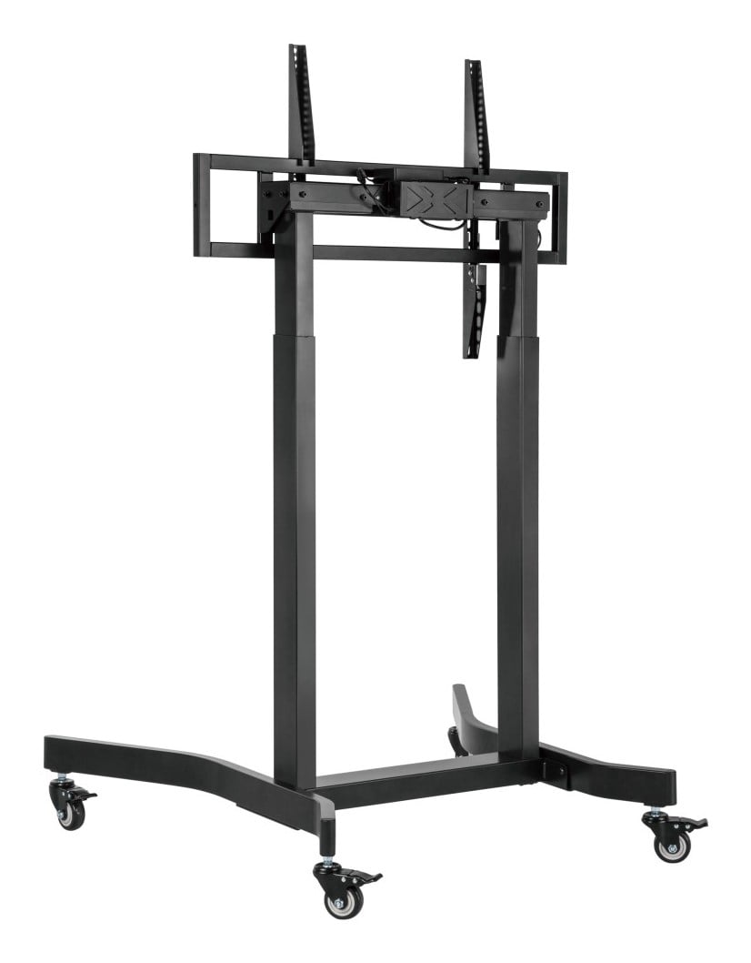"Techly ICA-TR68M Support TV mobile 55-100"" jusqu'a 120kg électrique avec télécommande"