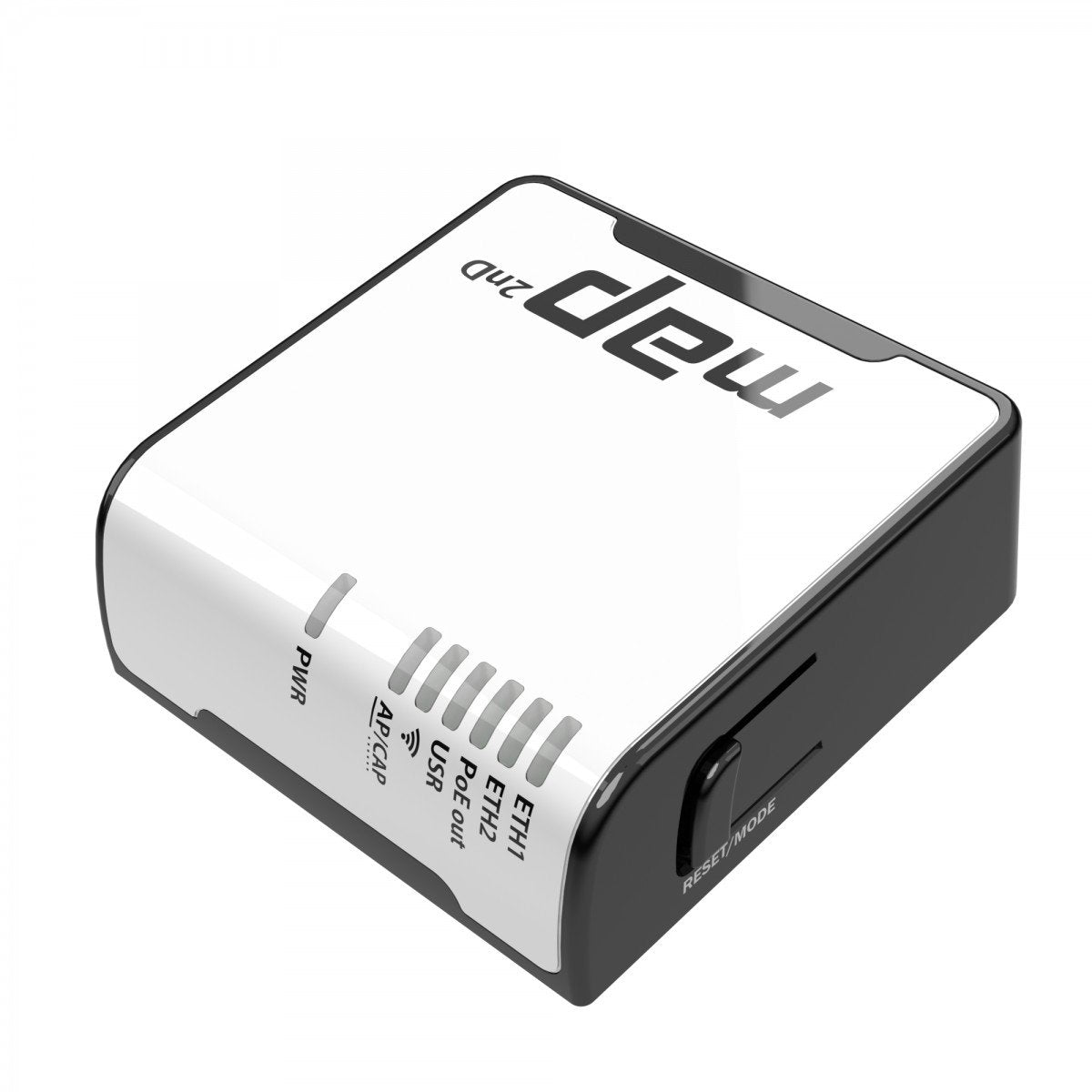 Mikrotik mAP Noir, Blanc Connexion Ethernet, supportant l'alimentation via ce port (PoE)